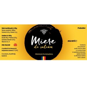 Etichete miere de salcam M2