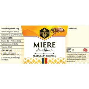 Etichete miere albina